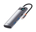 Aktívny USB Hub adaptér Baseus WKWG020113 4x USB 3.0 / USB-C / HDMI / SD