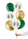 Sada zlatých chrómových prijímacích balónov EUCALYPTUS Q6