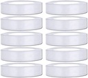 Stuha Saténová stuha 12mm x 32m /10ks Biela Biela Veľa farieb
