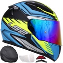 LS2 FF353 RAPID MOTOCYKLOVÁ PRILBA GALE BLUE 2 šošovky