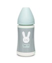 Suavinex Fľaša Rabbit lines mint 270ml Hygge 3+