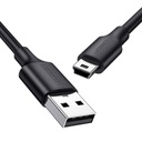 PRIPOJOVACÍ KÁBEL UZELENÝ USB KÁBEL K MINI USB 0,5M