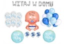 Vitajte doma Balónky Set Birth Baby Shower