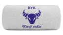 Osuška DARČEK znamenie zverokruhu Býk + TEXT 70x140