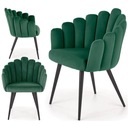 Zamatová stolička pre Loft 014C Dark Green