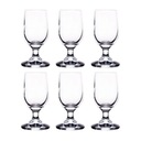 6x poháre na VODKU na stopke, 20 ml