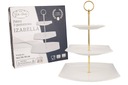 VZOR PORCELÁNU 3 RAD, BIELA ​​Izabella, 26 cm