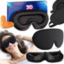 SPIACI EYESPATCHER 3D BLACKOUT MASKA NA CESTOVANIE + ZÁTKY DO UŠÍ