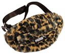 PUMA plyšová leopardí taška cez pás
