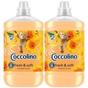 Coccolino Orange Rush Aviváž Fresh & Soft 2x1,7L 136 praní