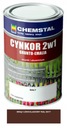 CHEMSTAL ZINCOR 2V1 PRIMER ENAMEL HNEDÝ CHECK 8017 1L