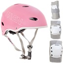 RAVEN Set Helmet F511 Pink M+ M chrániče
