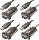 Unitek Y-105 USB - RS232 konvertorový adaptér 1,4m x4