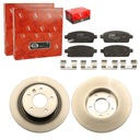 DISK TRW + DESTIČKY ZADNÉ OPEL AMPER CASCADA 2011-19