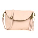 Dámska kabelka z prírodnej kože Messenger Bag Flap