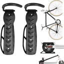 VEŠIAK NA BICYKEL NÁSTENNÝ DRŽIAK BICYKLOVÝ HÁK ZA KOLESOM OCELOVÝ PEVNÝ DRŽIAK NA STENU