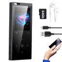 PRENOSNÝ BLUETOOTH MP4 PREHRÁVAČ WALKMAN 64 GB LCD SO SLÚCHADLAMI