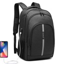 Čierny batoh na notebook Volcom pre kancelársku prácu