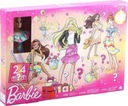 Štýl adventného kalendára Barbie a elegantný MATTEL