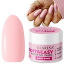 CLARESA BUILDING GEL SOFT&EASY BABY PINK 45G NA NECHTY