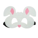 Maska králika z plsti Prevlek divadelného kostýmu
