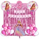 Súprava balónov pre bábiky Barbie Moje 3. narodeniny Banner
