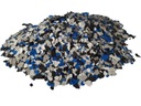 Dekoračné vločky na podlahy 0,5 kg Modrá