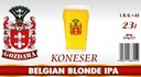 Brewkitové pivo KONESER BELGIAN BLONDE IPA Free