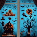 Halloweenske obojstranné samolepky na okno 8 listov