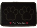 PET REBELLION podložka pod misku labky Čierna