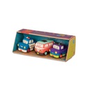 B.toys: Sada kolies 3 autíčka s pohonom 1695