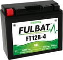 Fulbat YT12B-4 Batéria FT12B-4 12V 10,5Ah 210A
