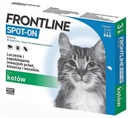 Frontline Spot-On 3 kvapky pre mačky