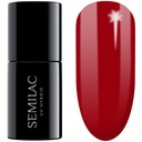 SEMILAC HYBRID POLISH 345 GORGEOUS RED 7ML
