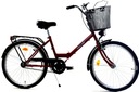 Mestský bicykel 24 dámsky skladací bicykel