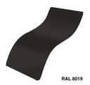 RAL 8019 polyesterová hladká saténová prášková farba