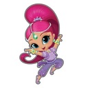 Nástenná dekorácia Shimmer&Shine - Shimmer (malá)