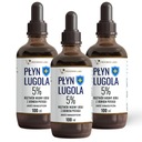 Lugolov jód 5% čistý jód jodid draselný jód 3x100ml