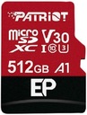 PATRIOT 512 GB microSDXC pamäťová karta + adaptér