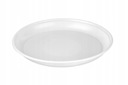Plastový jednorazový dezertný tanier 17 cm, 100 kusov