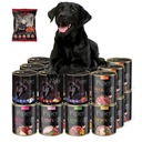 PIPER Dolina Noteci VLHKÉ KRMIVO PRE PSA Mix rôznych príchutí 24x 800g + ZADARMO