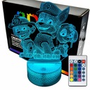 Nočná LED lampa Paw Patrol 3D LAMP