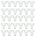 30x LED ŽIAROVKA SMD CCD NEBLIKAJÚCA GU10 10W 800lm 6000K STUDENÁ BIELA