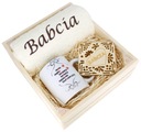SKVELÝ DARČEK PRE BABIČKU UTERÁK + KRABIČKA NA HRNKY