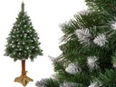 Umelý vianočný stromček z diamantovej borovice 220 cm na hranolovom kmeni