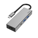 HAMA MultiPort USB-C 2xUSB-A3.2 ;1xType-C ;1xHDMI