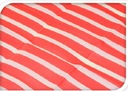 Plážová deka podložka 180x60cm červeno-biele pruhy