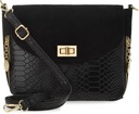 Kožená SUEDE Italian PELLE Messenger taška