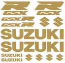 NÁLEPKY Suzuki R GSX _GOLD