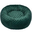 Pelech pre psa a mačku Minky, chlpatý, 55 cm, zelený
